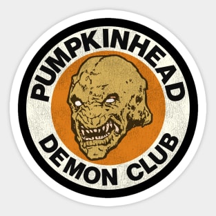 Pumpkinhead Demon Club Sticker